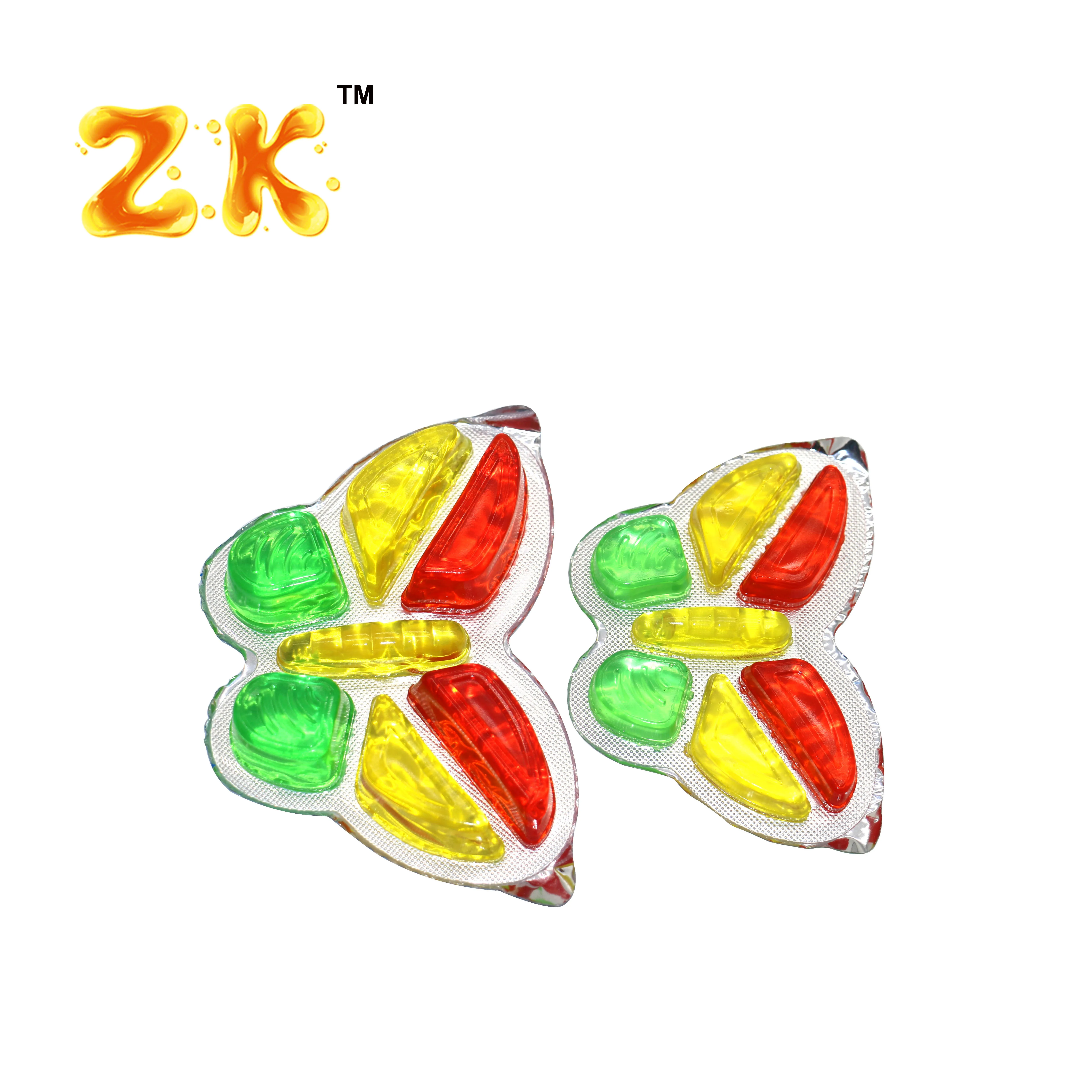 35g Mini Butterfly Shape Cartoon Jelly Cup Fruit Snack