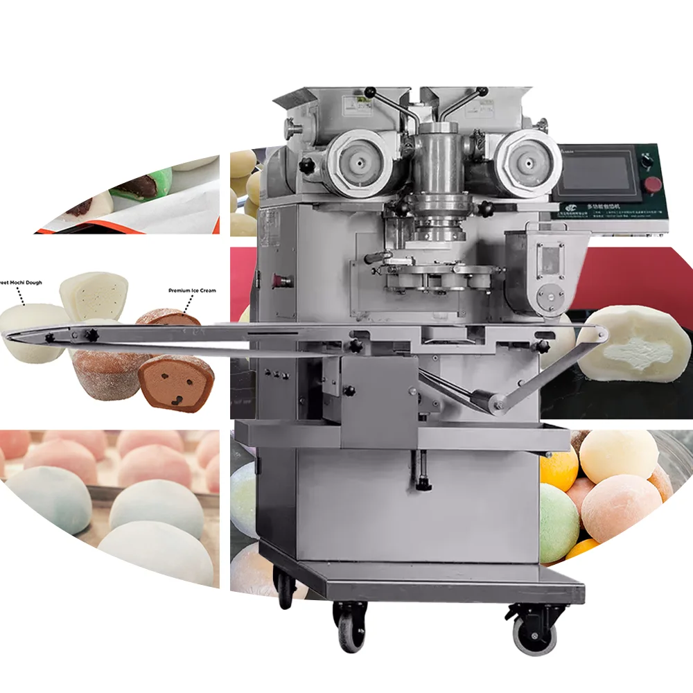 Multifunctional Automatic Sweet Mochi Icecream Maker Form Encrusting Making Machine