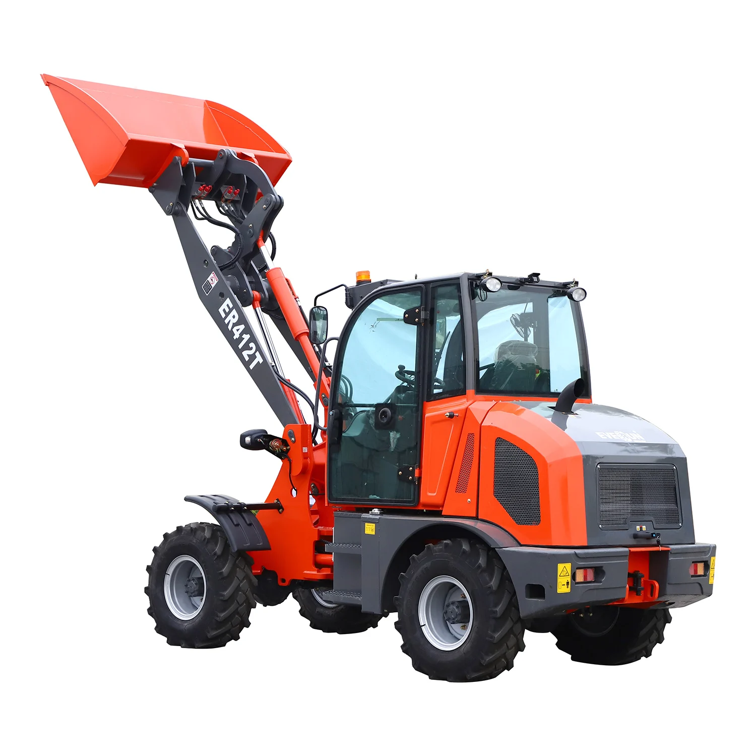  EVERUN ER412T 4WD новый дизайн хорошая цена компактная сельскохозяйственная машина мини Лопата колесный погрузчик с