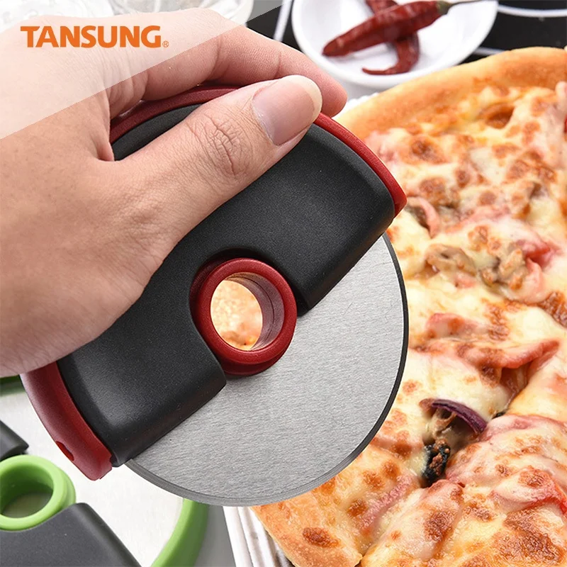 Custom Fashion Ball Pizza Cutter sharp Round Pizza Tools Wheel Roller Pizza Cutter