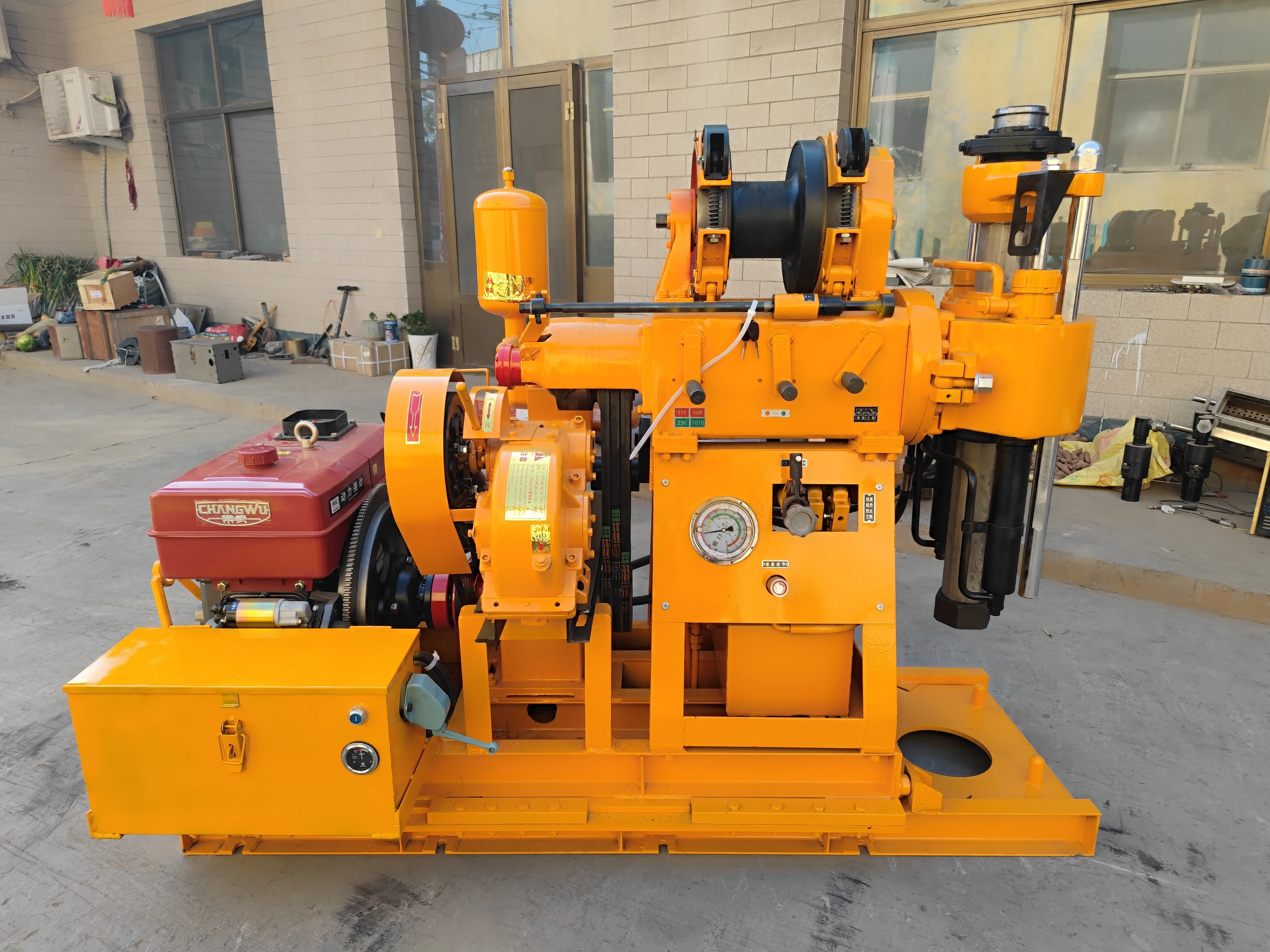 200 meters truck mounted diesel drill rig/hydraulic diesel Water Well rock drilling rig Machine