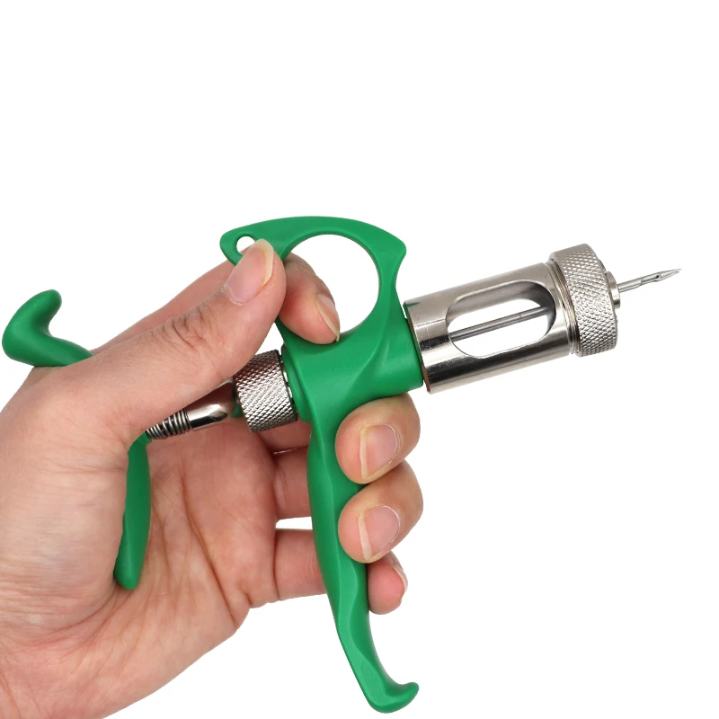 5ML Automatic Fowl Pox Vaccine Avian Vaccines Injection Poultry Hen Pox Double Chicken Vaccine  Needle