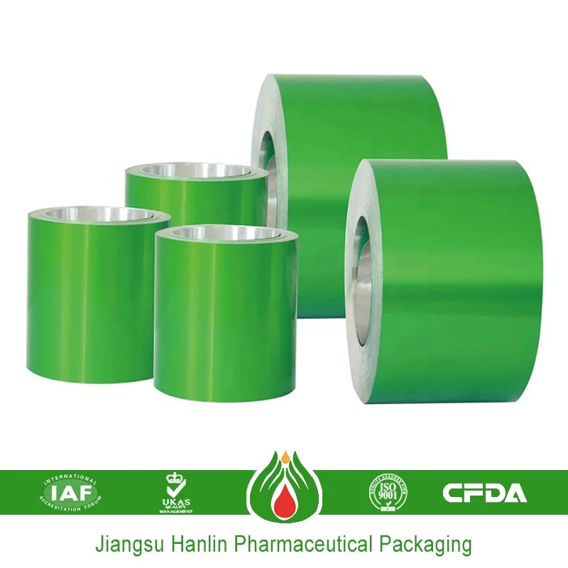 colored pharma new type paper PTP aluminum foil