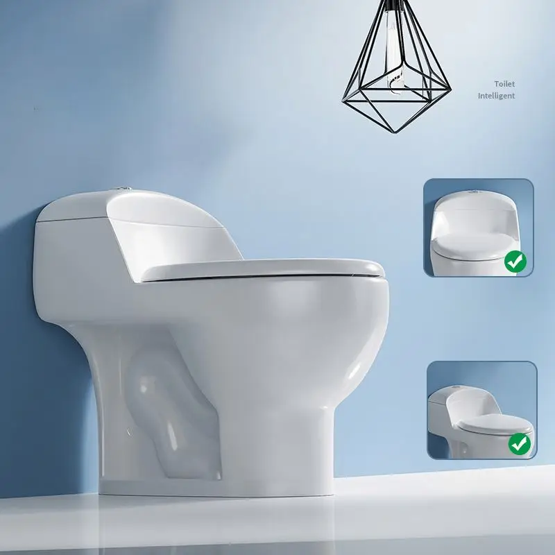 White Color Water Closet Bathroom Siphonic Wc Toilet Set Ceramic Bathroom Set Roughing In Commode Marble Design Toilet