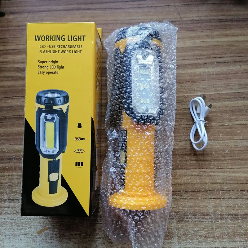 Outdoor Lighting Emergency Lamp 3-leaf Foldable Battery Powered 360 Degree Adjustable Led Work Repair Light