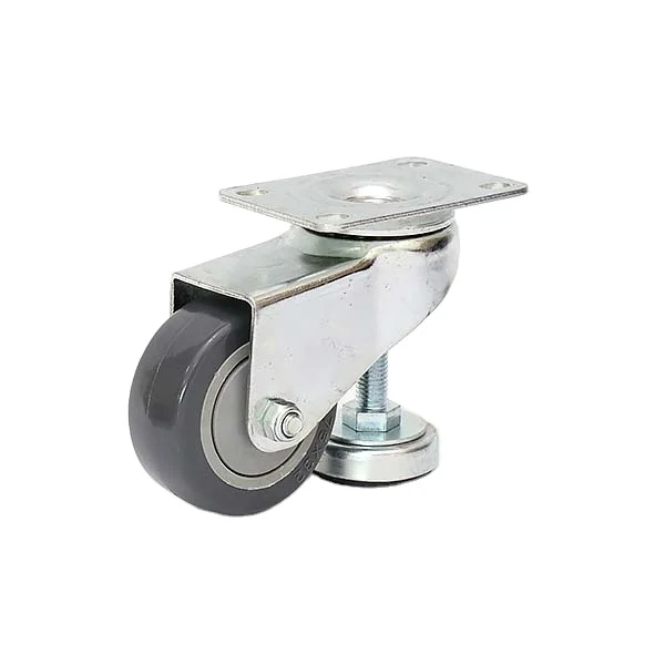 DLPO Adjustment caster wheels with foot cup heavy duty adjustable caster