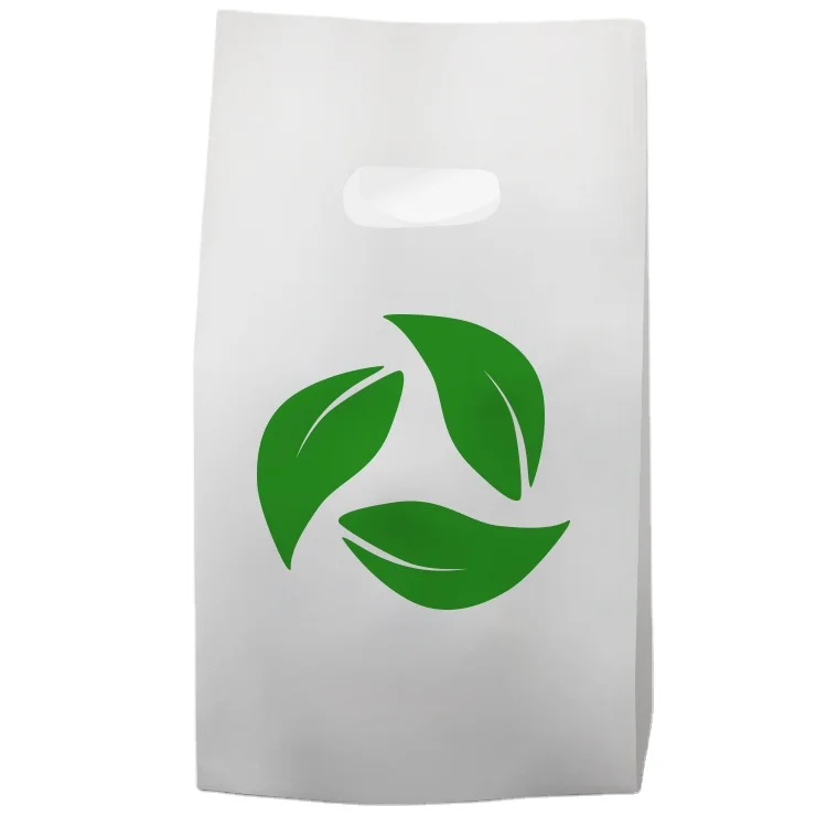 Recycle Oxo Biodegradable Strong Plastic Blue Bags Recycled Shopping Shop Gift Shopping Bag
