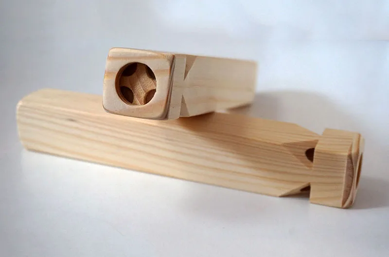 promotion gift toy whistle for kids funny wooden slide whistle Wooden Train Whistle 4 Tone toy