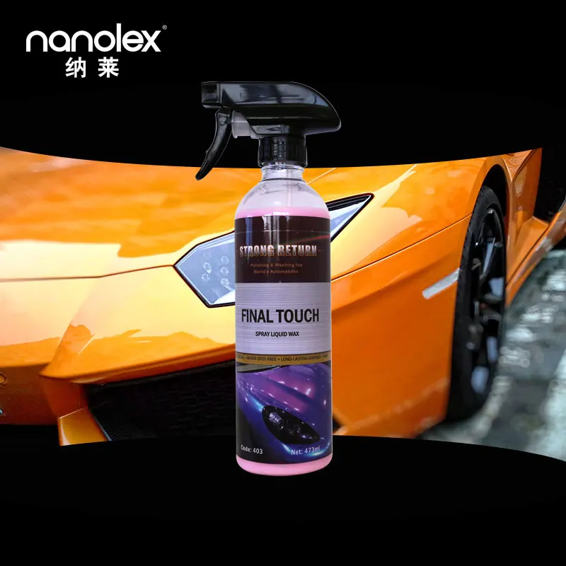 Nanolex 403 Quick Detailing Final Touch Spray Detailer free samples waterless wash and wax waterless spray wax