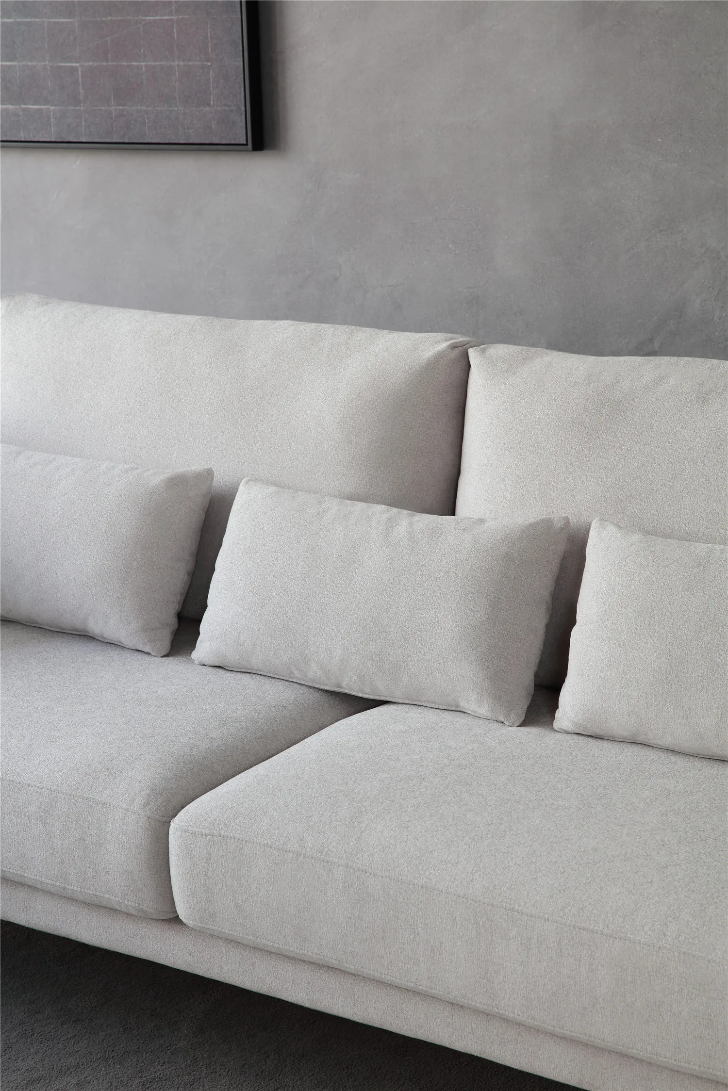 Hot selling wholesale luxury modern classic living room furniture light luxury fabric sofa