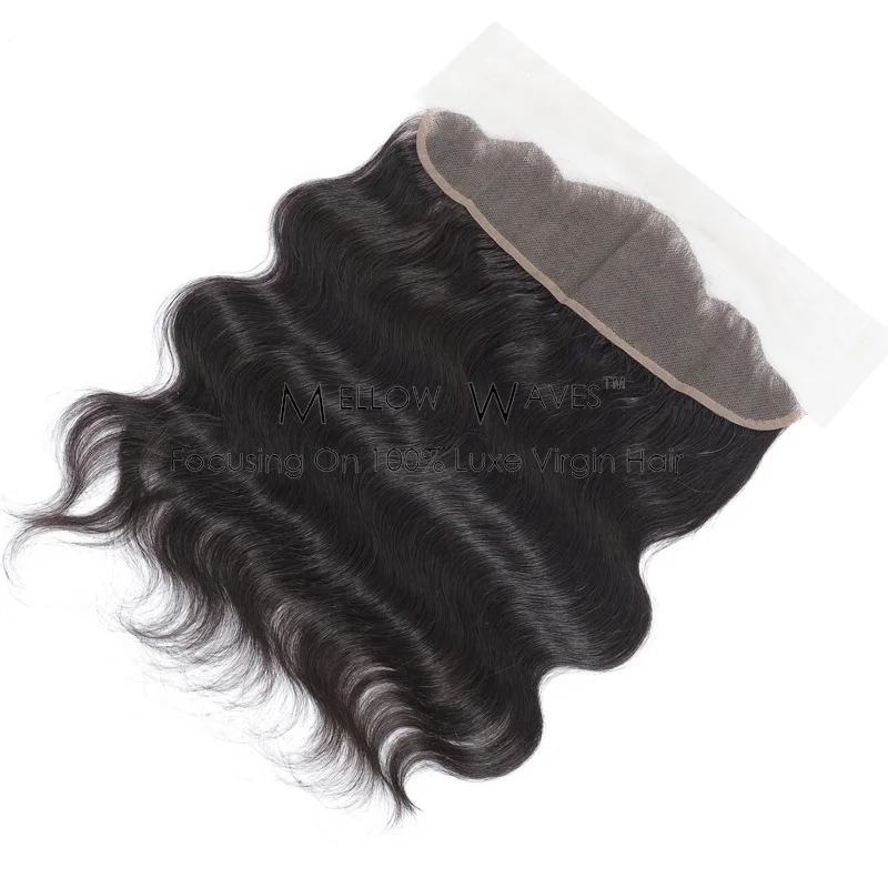
Mellow Waves double drawn 100% virgin human hair 13x4 body weave natural black curticle aligned hair 2021 new style 