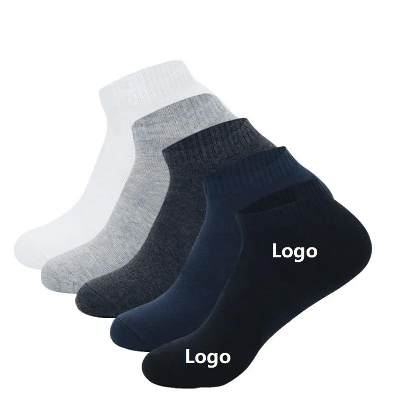 Custom Invisible Hidden Liner Non Slip Low Cut Cotton  No Show Socks for Men