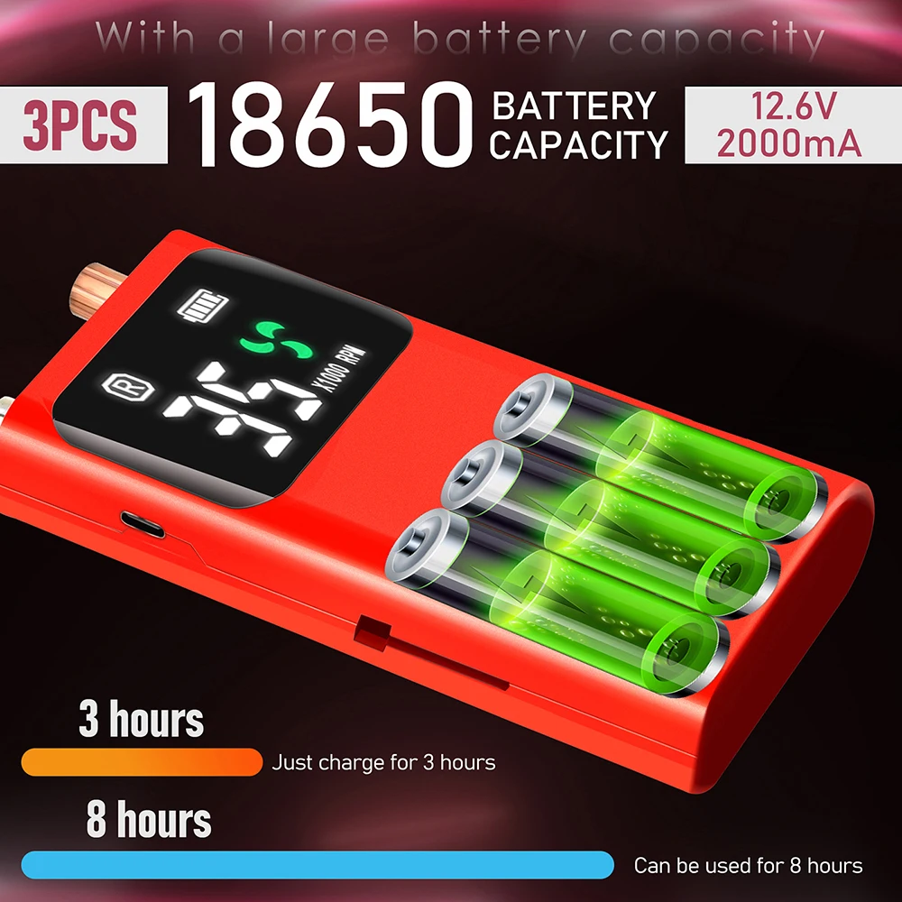 Professional Salon Nail Art Manicure E File Nail Drill Electric Brushless Motor 35000RPM Portable Nail Drill Machine