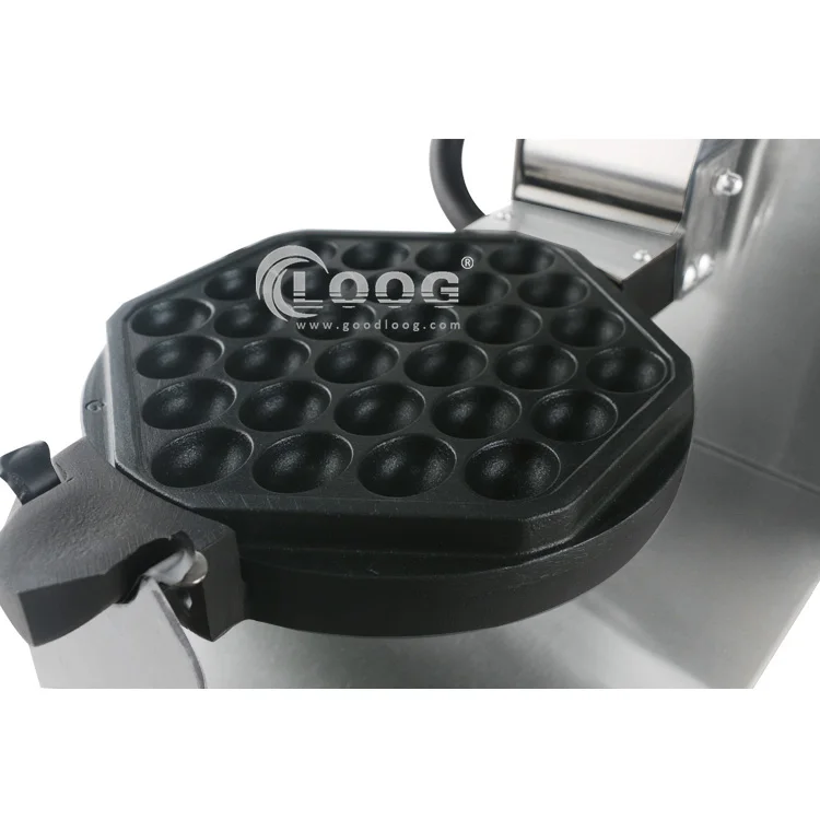 Interchangeable Plate Commercial Egg Bubble Waffle Maker Egg Puff Making Machine for American Market
