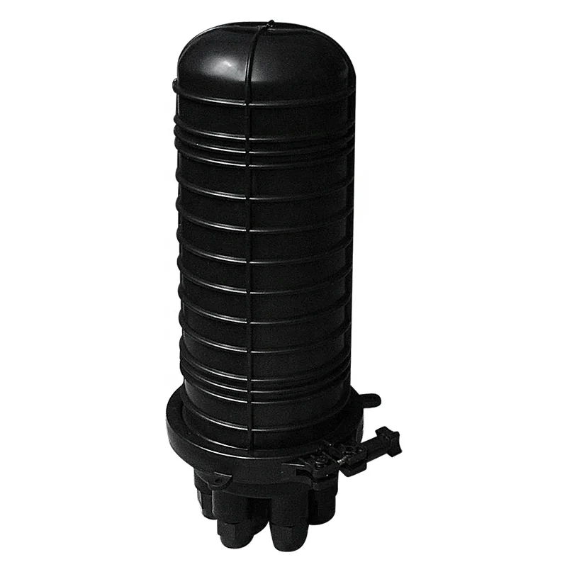 waterproof dome Fiber Optic Splice Closure 48 cores 2 inlets 2 outlets Vertical FOSC