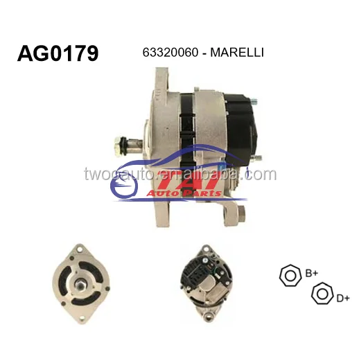 car auto parts alternator in cheap price for 63320024 63321039 for MARELLI 12V 55A TRUCK SPARE PARTS