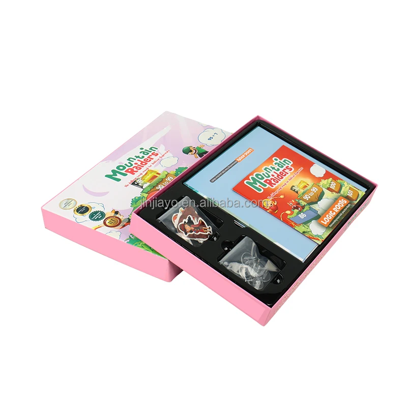 Jinayon Customized Design Paper Board Game Set High Quality Puzzles Toys For Kids Playing Strategy Board Games