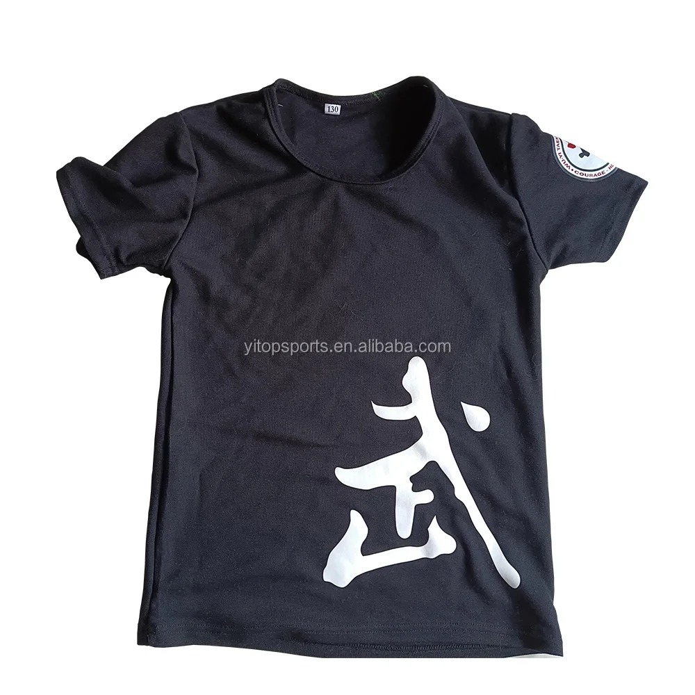 Customized Chinese martial arts taekwondo T shirt