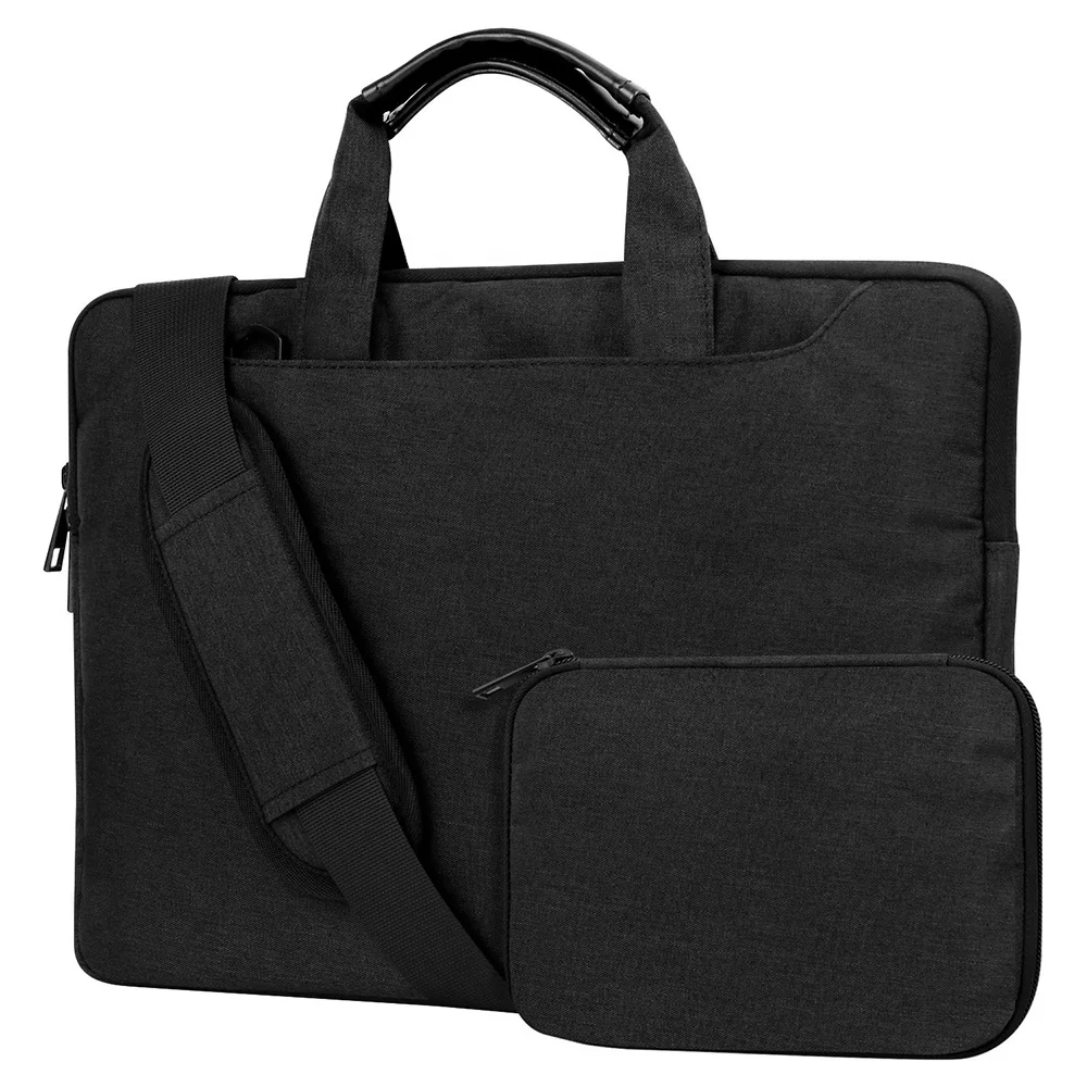 MoKo ISO BSCI custom factory shockproof Online Shopping Laptop bag Hand Shoulder Strap Sleeve Case Bag Briefbag 12 13.3 13.5