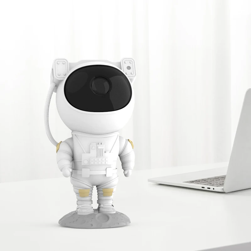 Lonvis Hot Sales Night Light Color Changing Mood Astronaut Galaxy Projector Moon Night Lights