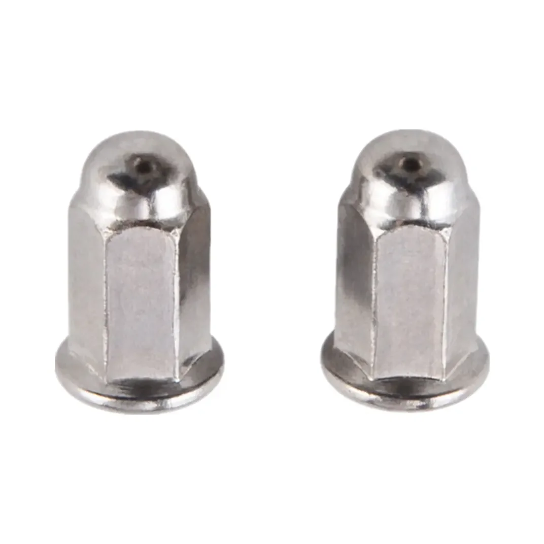 M4-m14 Din 1587 Nickel Plated Carbon Steel Decorative Long Hexagon Domed Flange Cap Nut