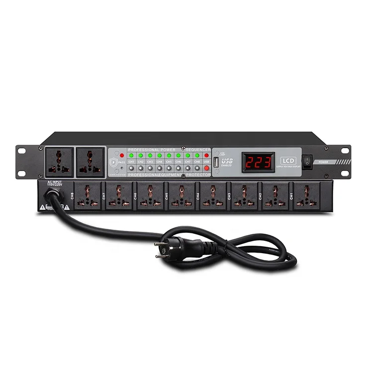 VS208  8+2 Way Power Management Sequence Controller With Separate Switch
