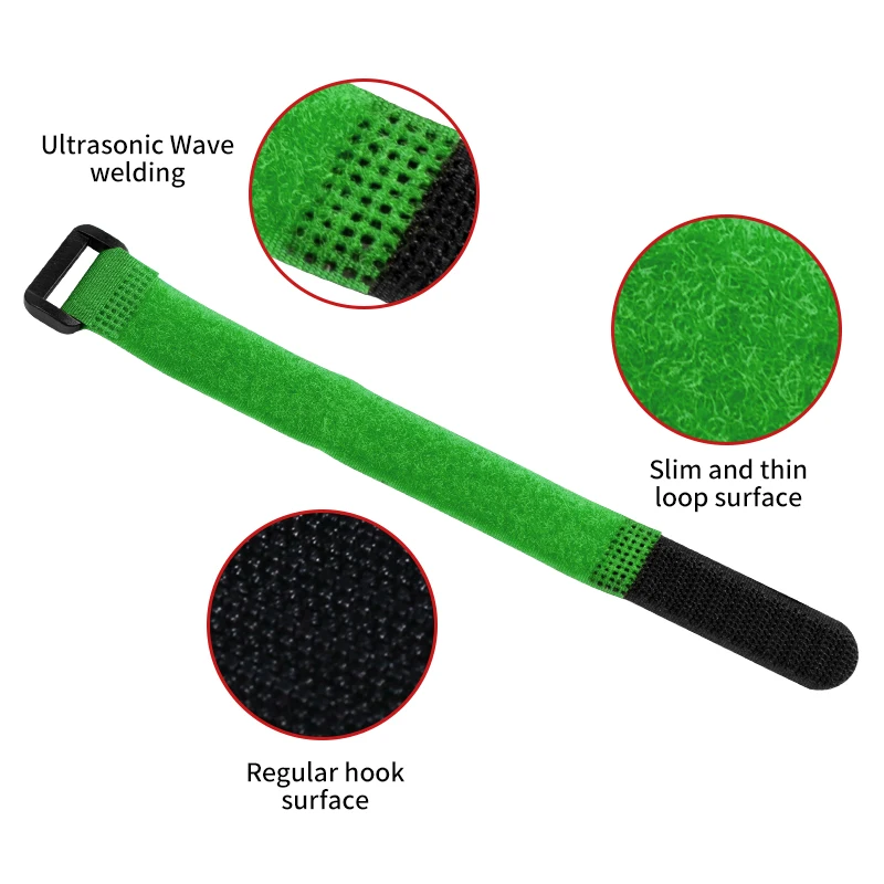 Wire Management Adjustable Releasable Flexible Custom Cable Marker Tidy Hook And Loop Cable Tie With Label