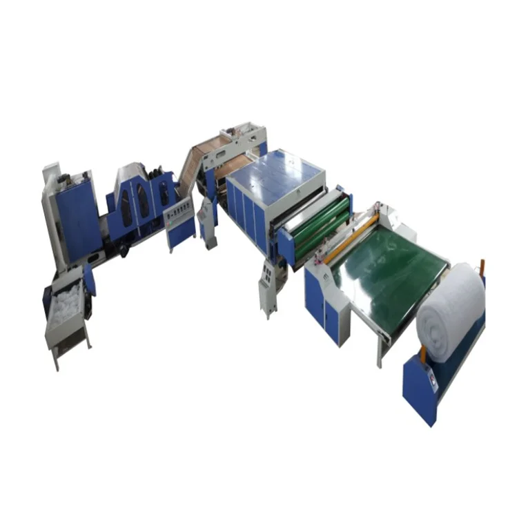 wadding production line cotton wadding machine polyester wadding machine