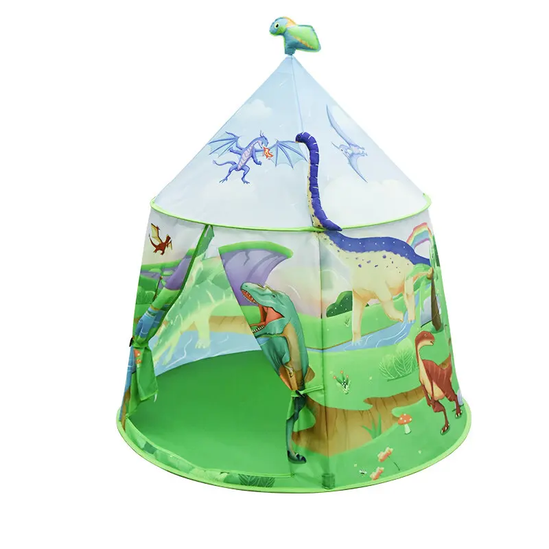 Foldable eco-friendly Fun Playhouse Tents Dinosaur Pop Up Kids Tent House Indoor
