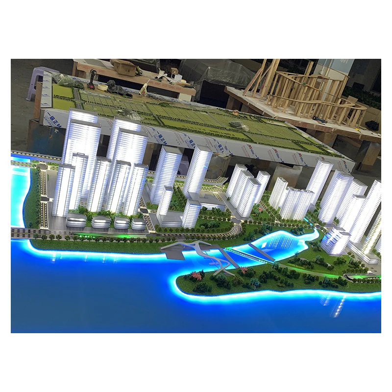 Residential modern design architectural build model kits sale residential building models of one year warranty