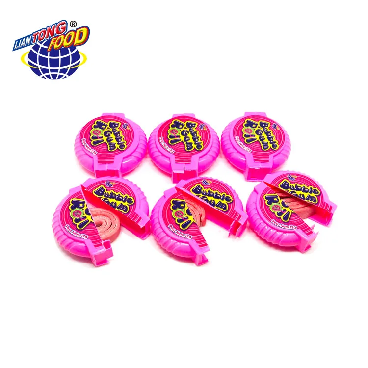 Factory Wholesale Big Size Fruit Crazy Roll Chewing Bubble Gum