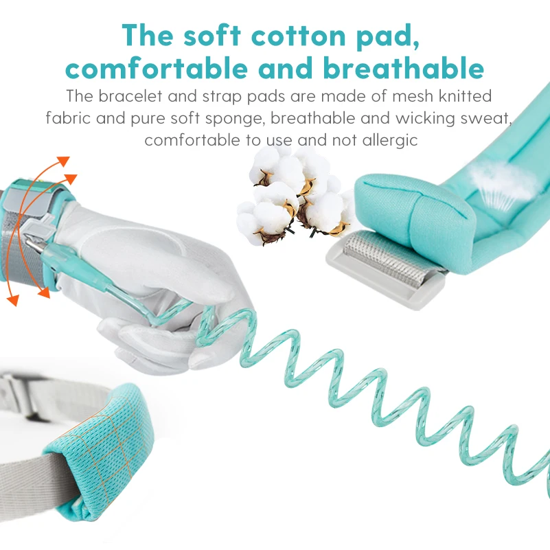 Boboduck High Quality 2 Pieces Custom Made Baby Traction Rope Shoulder Strap Anti-Lost Belt