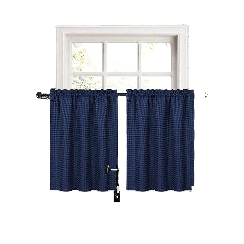 Hot sell on e-commerce platform kitchen curtain ready made kitchen curtain window kitchen curtains