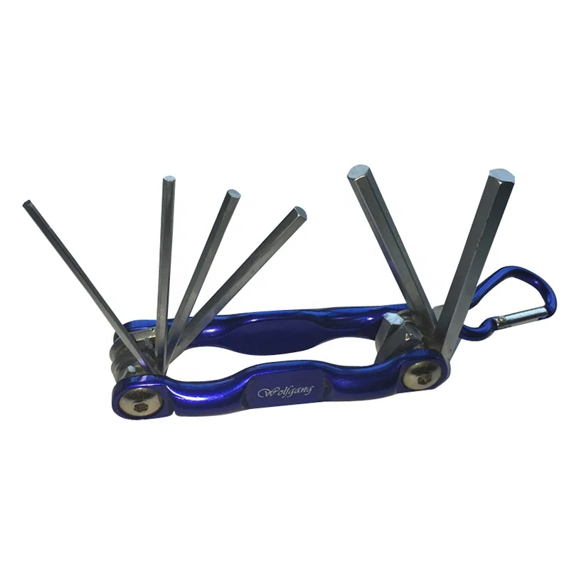 HKS-14 6 шт складной шестигранный ключ Декодер каналов кабельного телевидения с кольцом для ключей