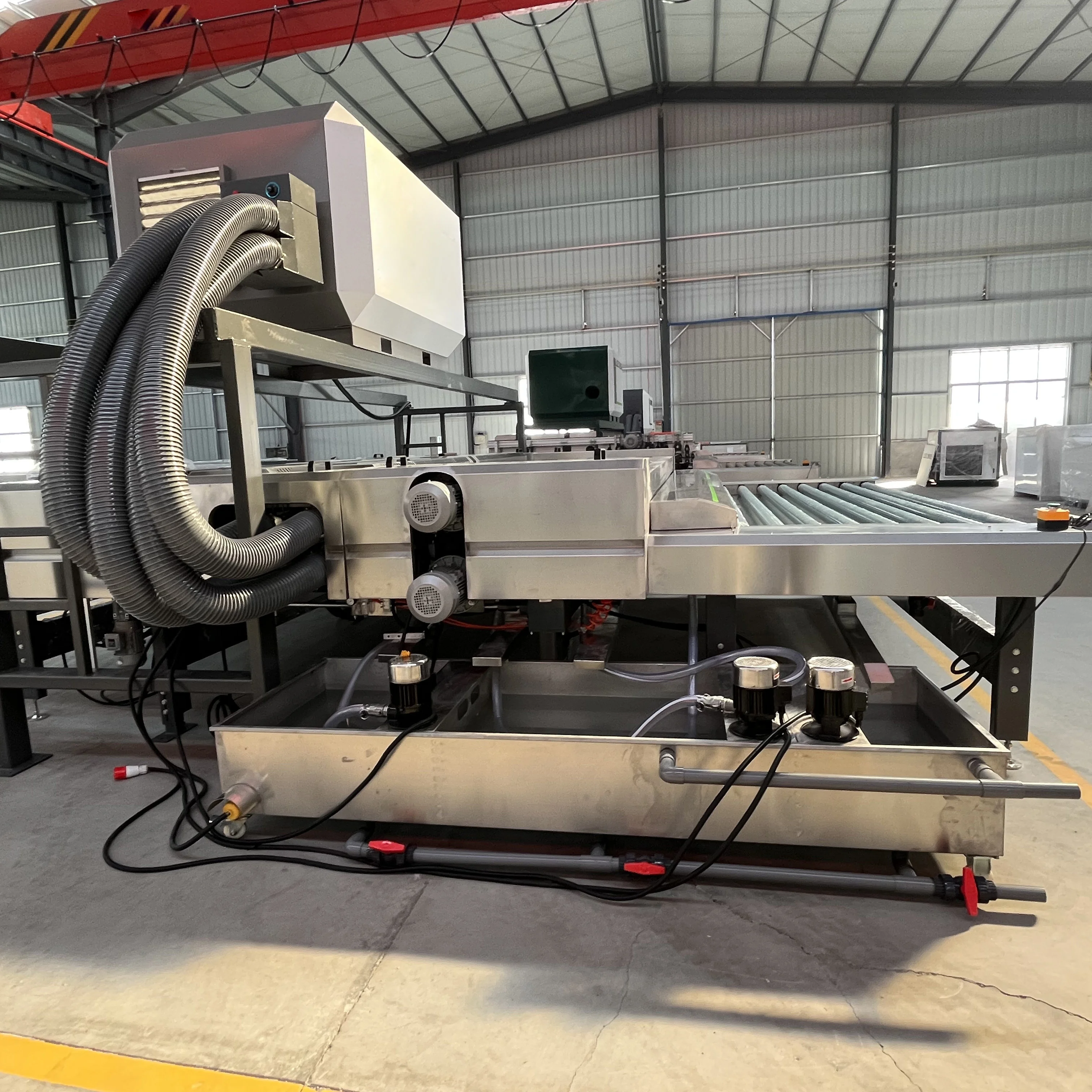 Glass Processing Machine Horizontal Low-e Glass Washing and Drying Machinery for Window and Door
