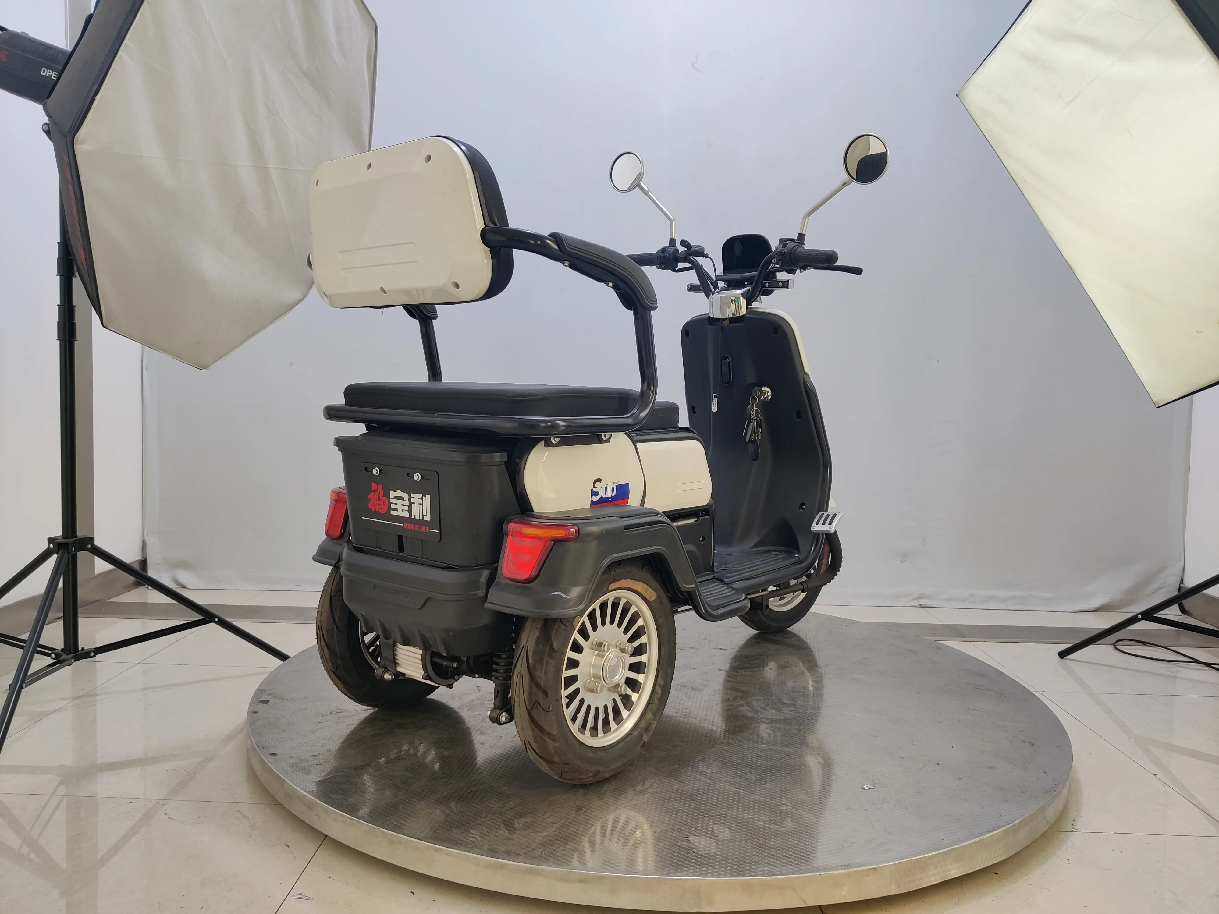 Vimode  most popular 72v 1000w low speed safety electric moto long battery life tricycle for adults