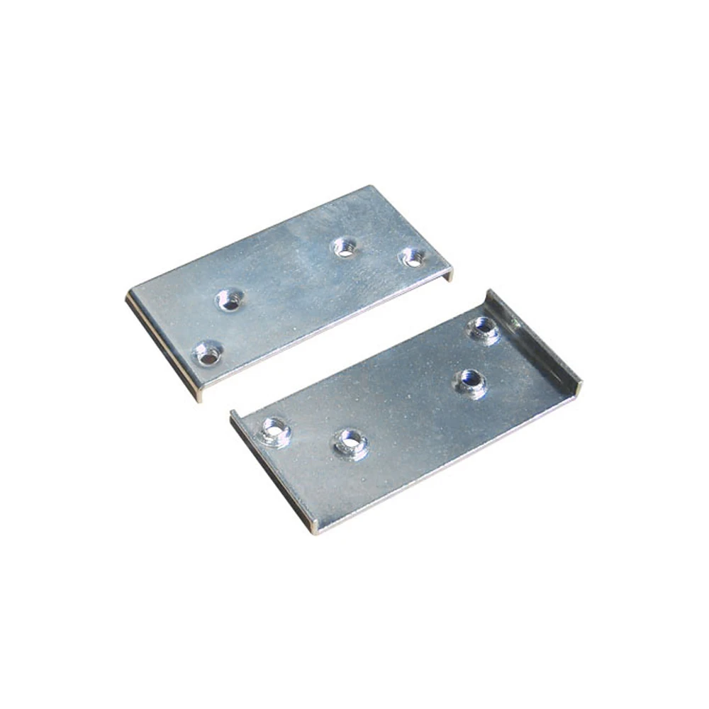 Customized Metal Stamped Flat L-Shape Corner Brace Mending Plates Bracket Zinc Plated Fixed Mending Plates
