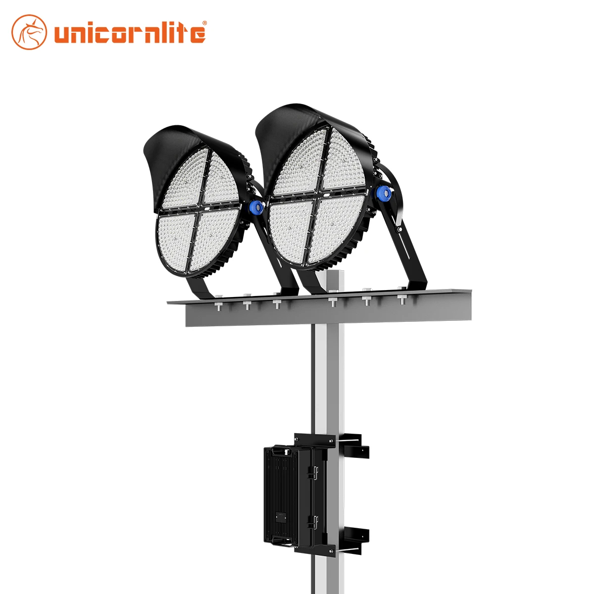 190LM/W LED Sport Light 400W 600W 800W 1200W IP66 Outdoor LED Flood Stadium Light for Arena/ Gymnasium LED High Mast Light