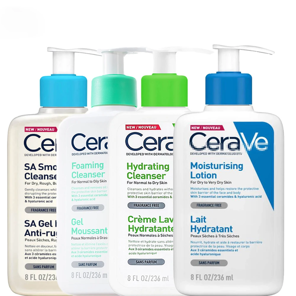 CeraVe Moisturizing Lotion for Dry Skin Body & Facial Moisturizer with Hyaluronic Acid and Ceramide Daily Body Cream Products