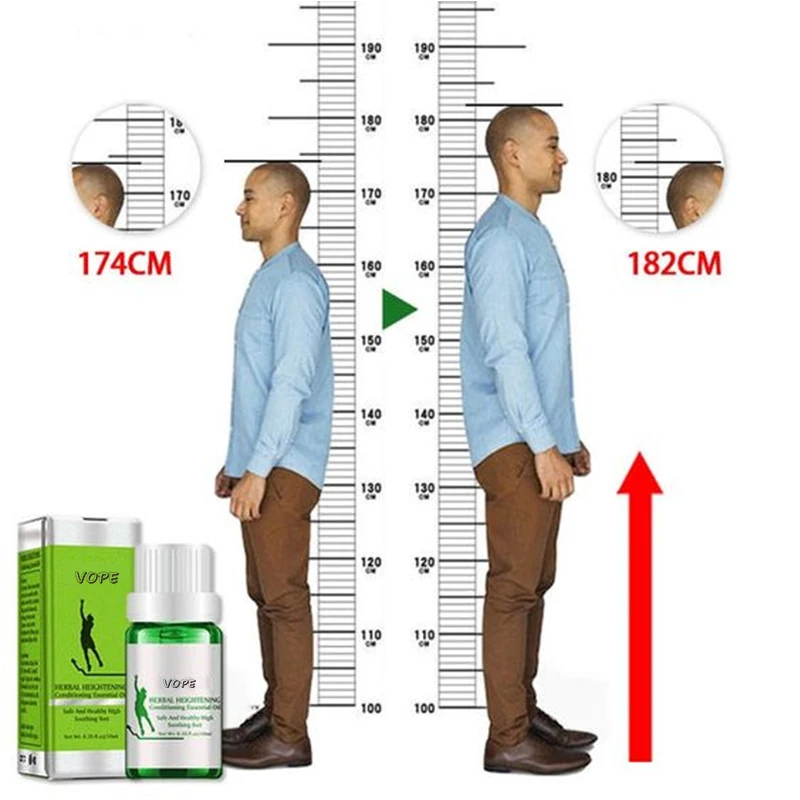 Height Growth Oil Excellent adults increase height growth Safe Herbal liquid oil