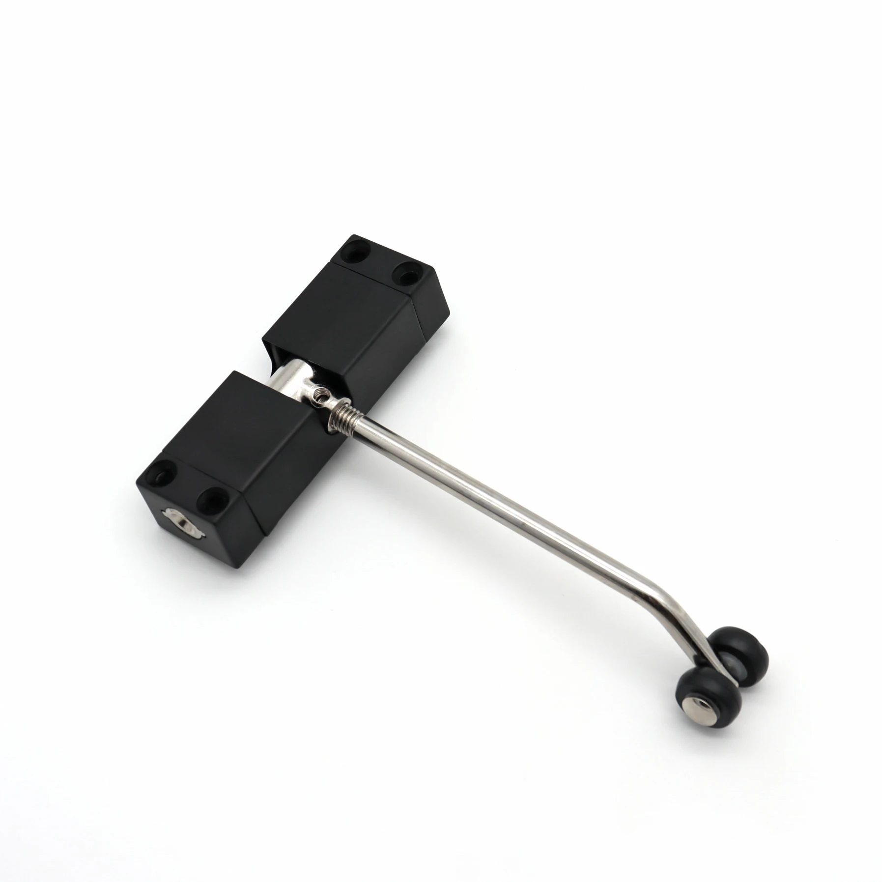 Simple portable Zinc Alloy Satin Finish Mounted Gate Door Adjustable Automatic Spring Door Closer