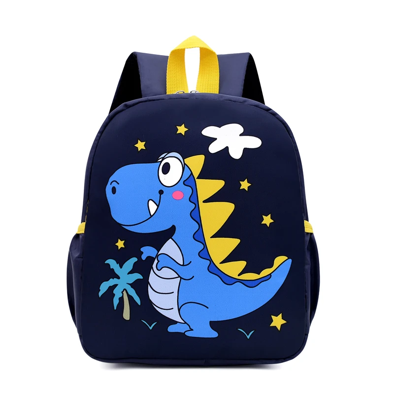 Cute Blue Dinosaur Backpack Zoo 3-6 years Old Backpacks for Kids Kindergarten Schoolbag Cartoon Toddler Bags Wholesale