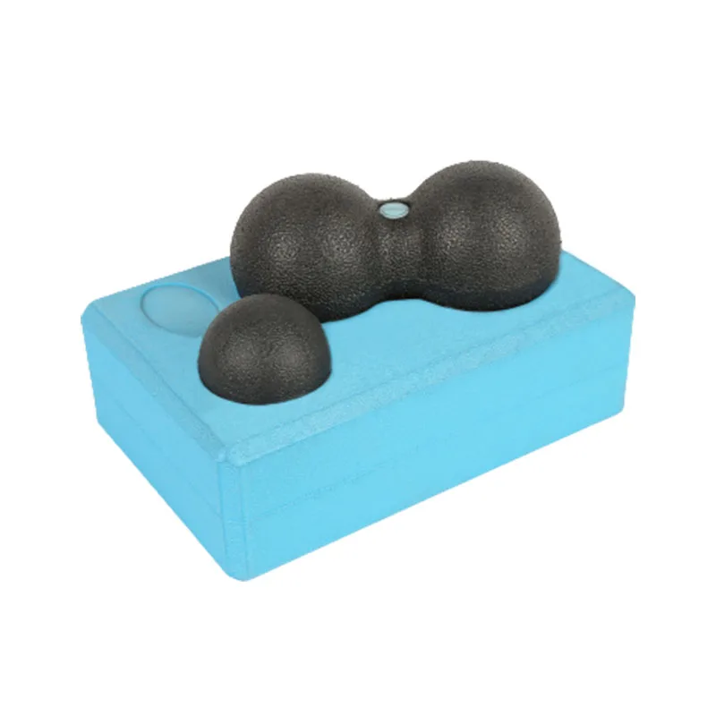 
Eco Friendly Exercise Fitness EVA Massage Ball Yoga Block Peanut Massage ball Set 