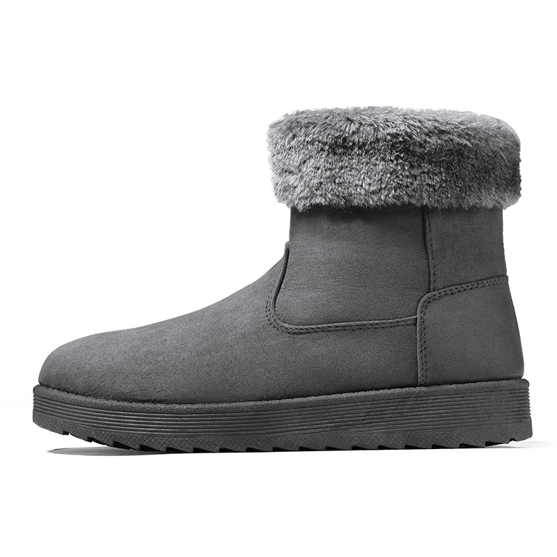 Оптовая продажа, зимние высокие плюшевые теплые хлопковые ботинки