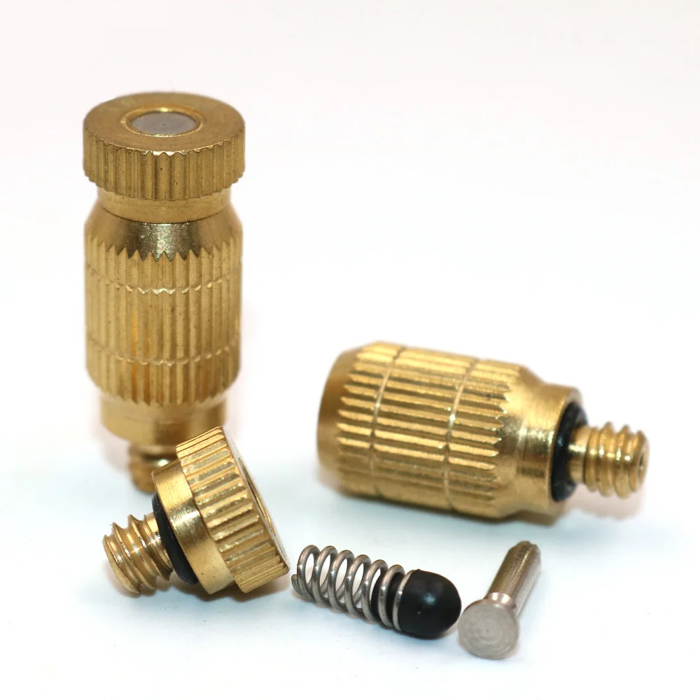 50-100 Micron High Pressure Stainless steel Garden Hose Water Heads Sprinkler Fog Misting Spray Nozzle