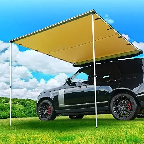 Camping Car Side Awning 4x4 offroad car roof free retracting  degree awning outdoor canopy tent for cars