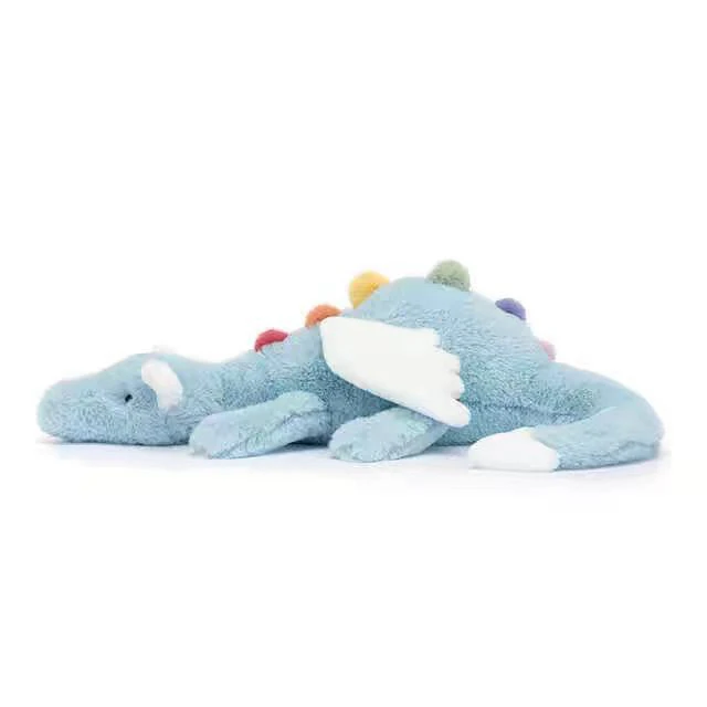 Sky Rainbow Dragon Unisex Dinosaur Stress Relief Toy Birthday Gift with PP Cotton Filling