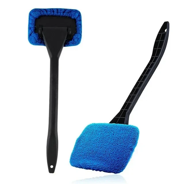 Window Cleaning Brush Kit Windshield Wash Tool Interior Car Wiper Long Handle Car Accessories