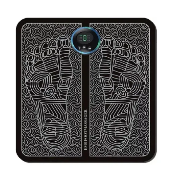 EMS Foot Massager Mat Pad Relax Feet for Home and Office Use Portable Electric Massage Pad