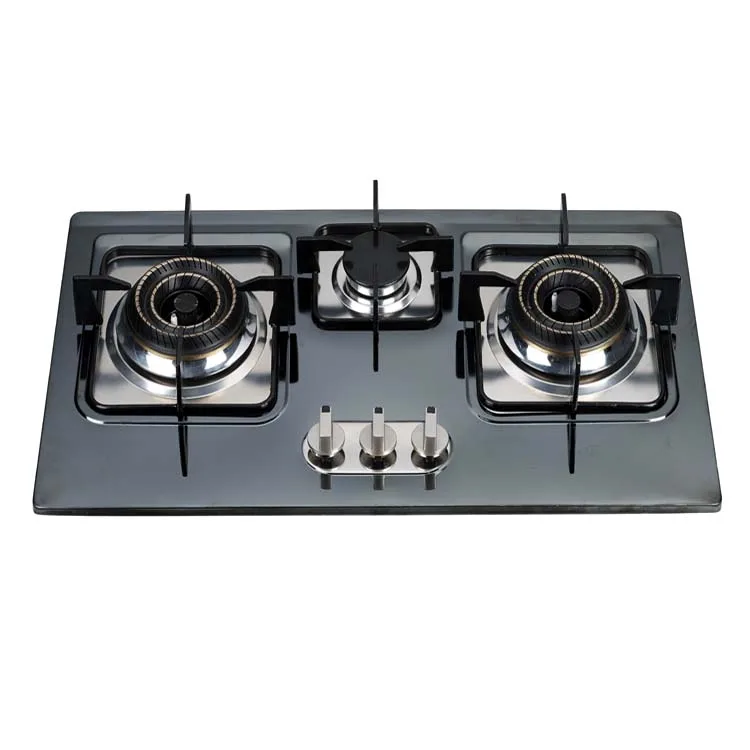 Wholesale Home Black Tempered Glass Gas Stove Multi Burner